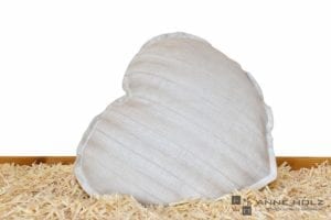 Zirbenherz weiß
